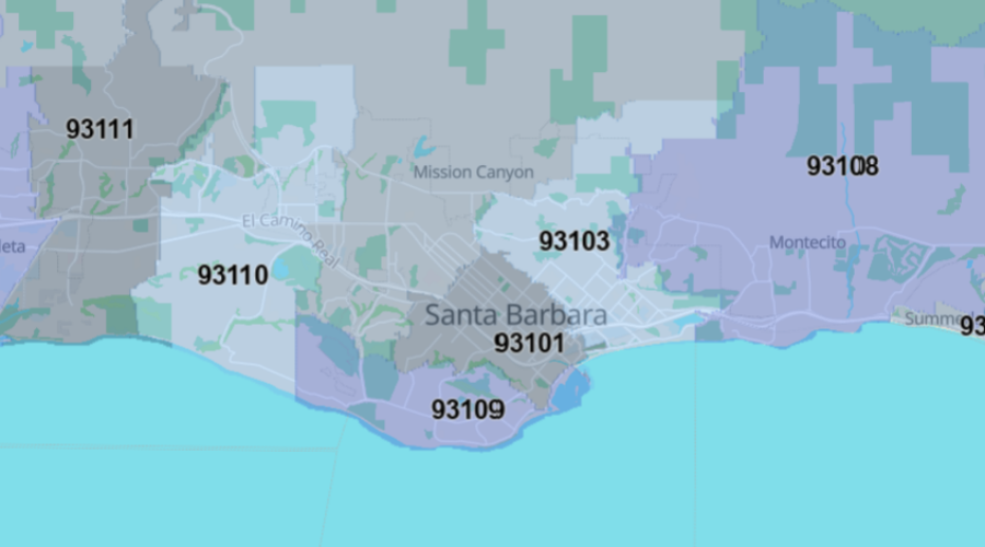 Santa Barbara Zip Codes