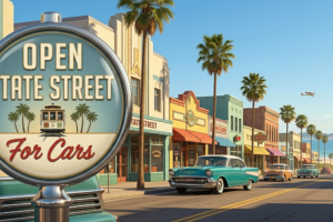 Open State Street For Cars